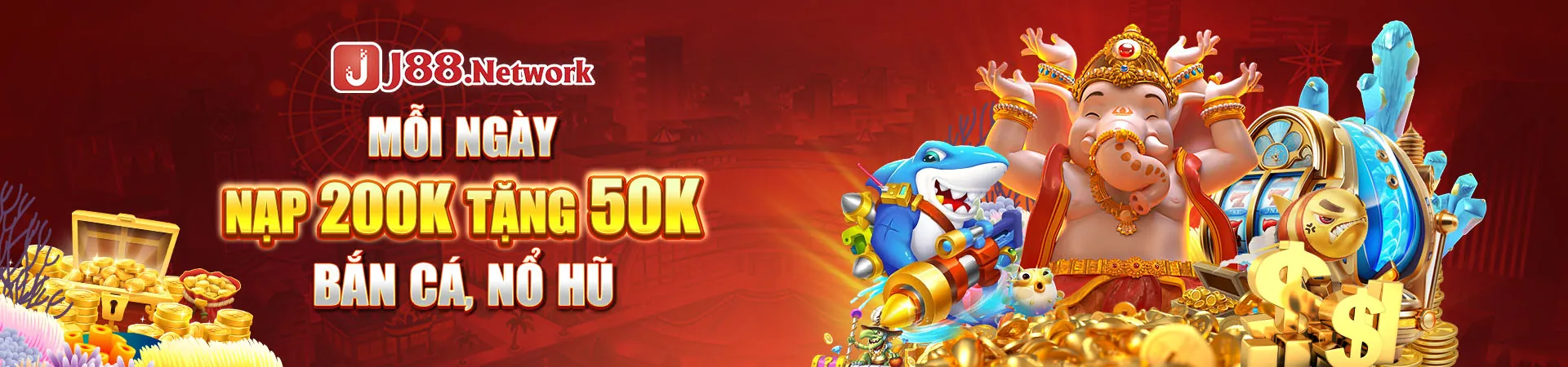 Hình ảnh chính hiển thị các chương trình khuyến mãi và ưu đãi hấp dẫn của qh77 casino với màu xanh lá cây và vàng chủ đạo, thu hút người chơi.